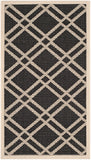 Safavieh Courtyard Power Loomed 85.4% Polypropylene/10.4% Polyester/4.2% Latex Outdoor Rug CY6923-266-4