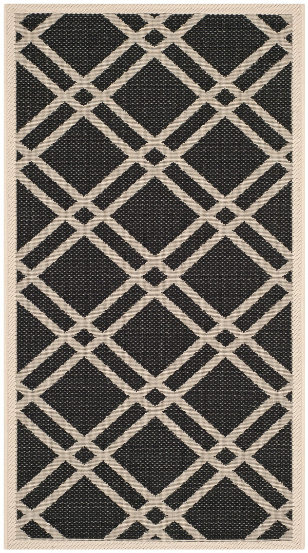 Safavieh Courtyard Power Loomed 85.4% Polypropylene/10.4% Polyester/4.2% Latex Outdoor Rug CY6923-266-4
