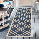 Safavieh Courtyard Power Loomed 85.4% Polypropylene/10.4% Polyester/4.2% Latex Outdoor Rug CY6923-268-5SQ