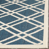 Safavieh Courtyard Power Loomed 85.4% Polypropylene/10.4% Polyester/4.2% Latex Outdoor Rug CY6923-268-5SQ