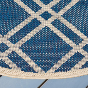 Safavieh Courtyard Power Loomed 85.4% Polypropylene/10.4% Polyester/4.2% Latex Outdoor Rug CY6923-268-5SQ