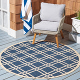 Safavieh Courtyard Power Loomed 85.4% Polypropylene/10.4% Polyester/4.2% Latex Outdoor Rug CY6923-268-5SQ