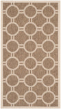 Safavieh Courtyard Power Loomed 85.4% Polypropylene/10.4% Polyester/4.2% Latex Outdoor Rug CY6924-242-3