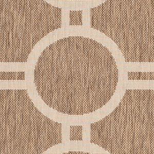 Safavieh Courtyard Power Loomed 85.4% Polypropylene/10.4% Polyester/4.2% Latex Outdoor Rug CY6924-242-4