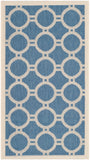 Safavieh Courtyard Power Loomed 85.4% Polypropylene/10.4% Polyester/4.2% Latex Outdoor Rug CY6924-243-3