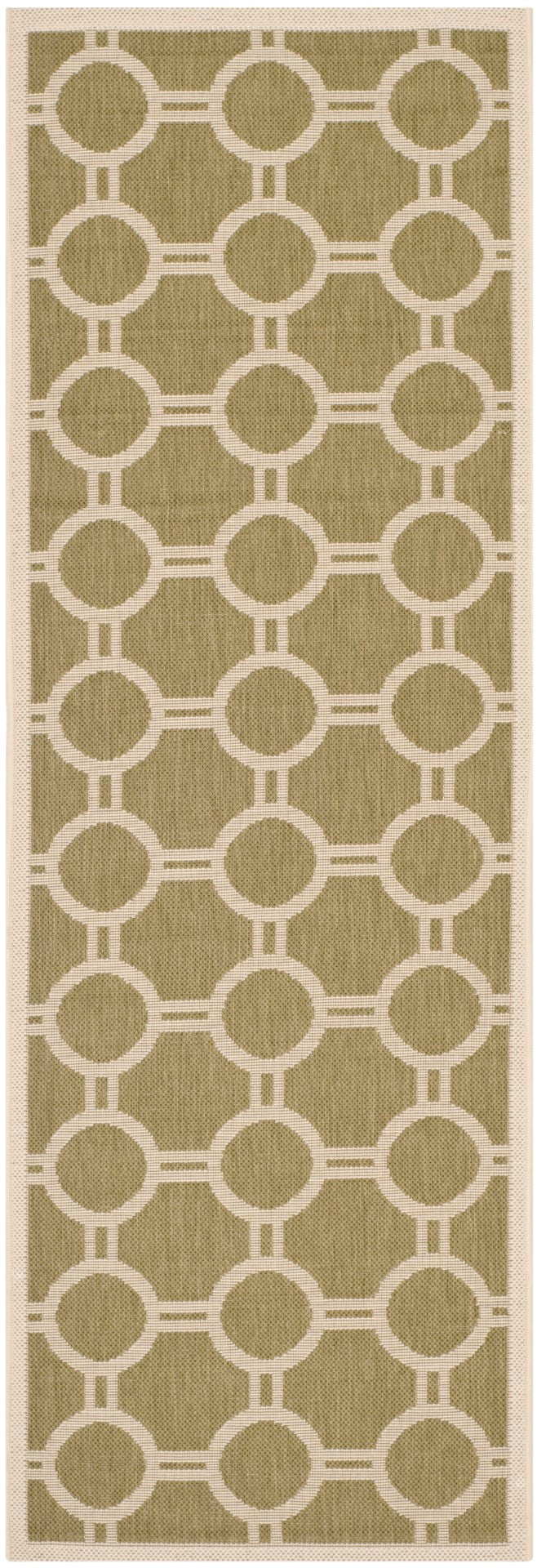 Safavieh Courtyard Power Loomed 85.4% Polypropylene/10.4% Polyester/4.2% Latex Outdoor Rug CY6924-244-4