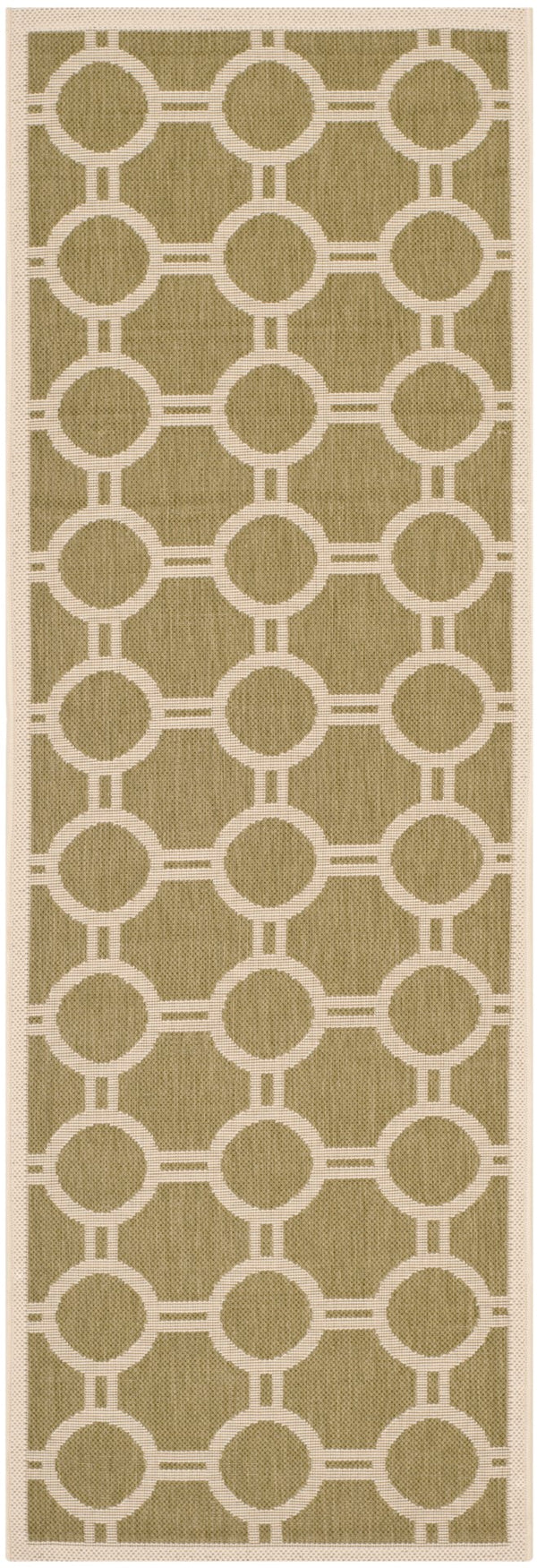 Safavieh Courtyard Power Loomed 85.4% Polypropylene/10.4% Polyester/4.2% Latex Outdoor Rug CY6924-244-4