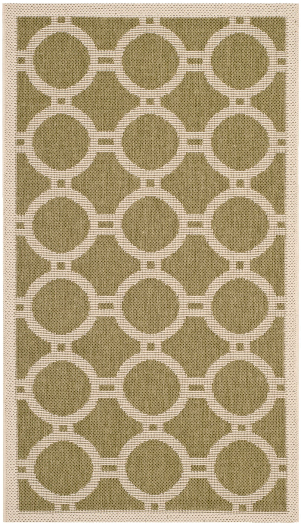 Safavieh Courtyard Power Loomed 85.4% Polypropylene/10.4% Polyester/4.2% Latex Outdoor Rug CY6924-244-4