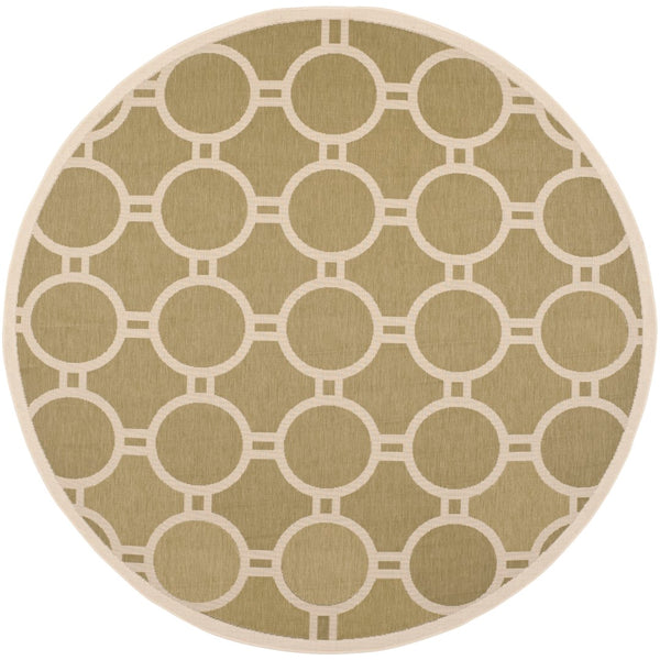 Safavieh Courtyard Power Loomed 85.4% Polypropylene/10.4% Polyester/4.2% Latex Outdoor Rug CY6924-244-4