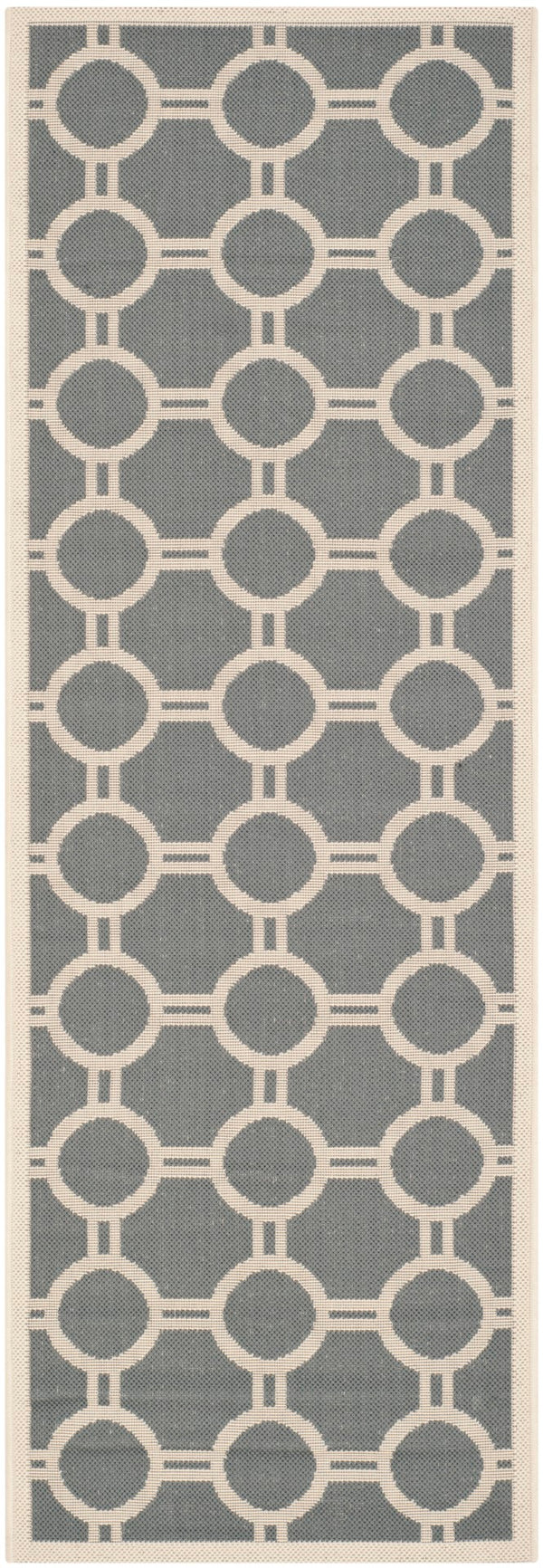 Safavieh Courtyard Power Loomed 85.4% Polypropylene/10.4% Polyester/4.2% Latex Outdoor Rug CY6924-246-4