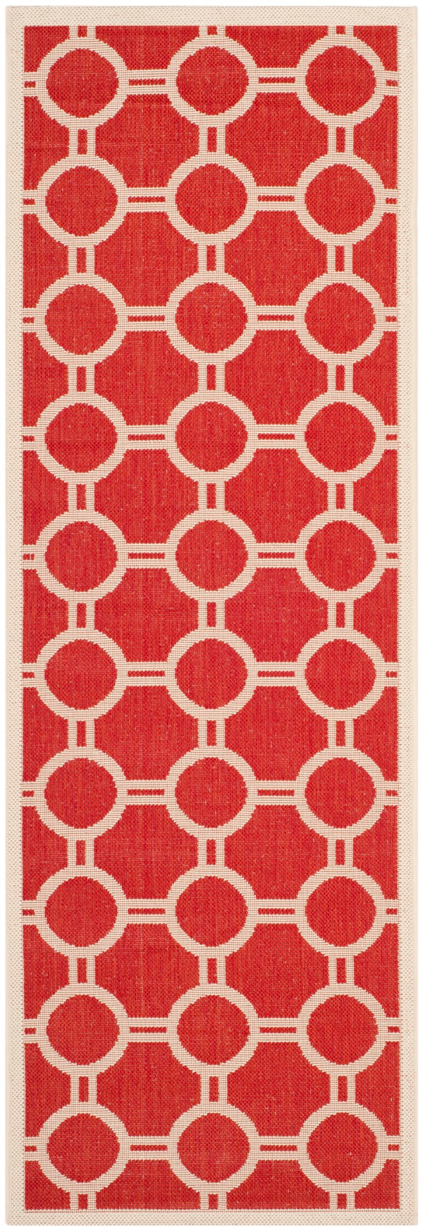 Safavieh Courtyard Power Loomed 85.4% Polypropylene/10.4% Polyester/4.2% Latex Outdoor Rug CY6924-248-3