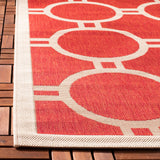 Safavieh Courtyard Power Loomed 85.4% Polypropylene/10.4% Polyester/4.2% Latex Outdoor Rug CY6924-248-3