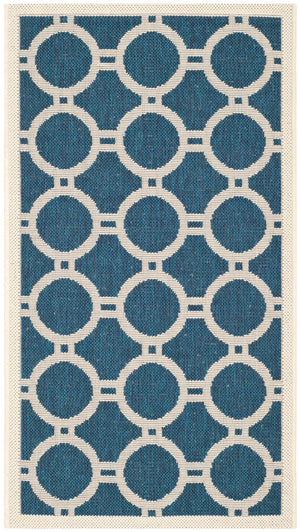 Safavieh Courtyard Power Loomed 85.4% Polypropylene/10.4% Polyester/4.2% Latex Outdoor Rug CY6924-268-4