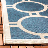 Safavieh Courtyard Power Loomed 85.4% Polypropylene/10.4% Polyester/4.2% Latex Outdoor Rug CY6924-268-4