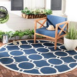 Safavieh Courtyard Power Loomed 85.4% Polypropylene/10.4% Polyester/4.2% Latex Outdoor Rug CY6924-268-4