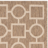 Safavieh Courtyard Power Loomed 85.4% Polypropylene/10.4% Polyester/4.2% Latex Outdoor Rug CY6925-242-3