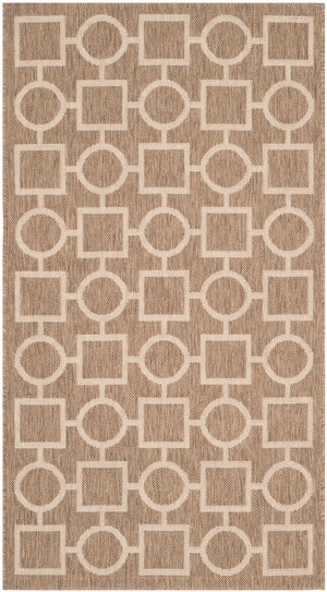 Safavieh Courtyard Power Loomed 85.4% Polypropylene/10.4% Polyester/4.2% Latex Outdoor Rug CY6925-242-3