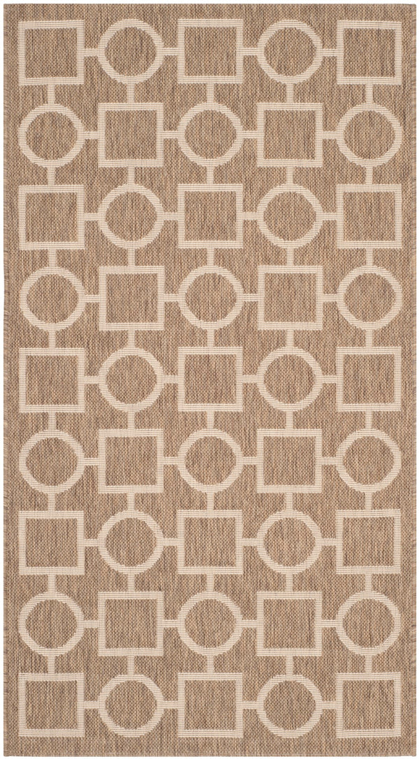 Safavieh Courtyard Power Loomed 85.4% Polypropylene/10.4% Polyester/4.2% Latex Outdoor Rug CY6925-242-3