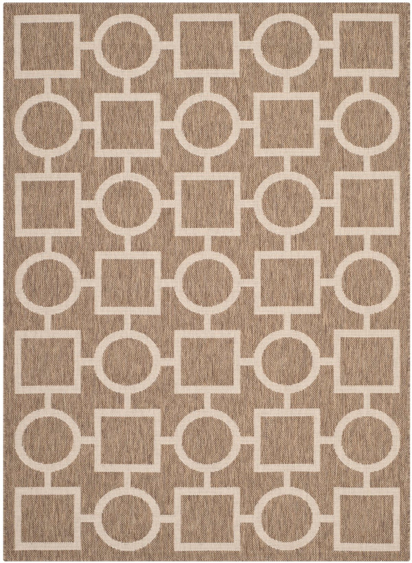 Safavieh Courtyard Power Loomed 85.4% Polypropylene/10.4% Polyester/4.2% Latex Outdoor Rug CY6925-242-4
