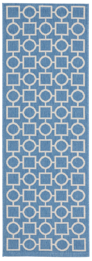 Safavieh Courtyard Power Loomed 85.4% Polypropylene/10.4% Polyester/4.2% Latex Outdoor Rug CY6925-243-4
