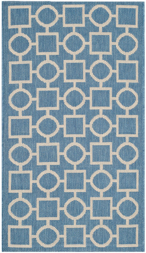 Safavieh Courtyard Power Loomed 85.4% Polypropylene/10.4% Polyester/4.2% Latex Outdoor Rug CY6925-243-4