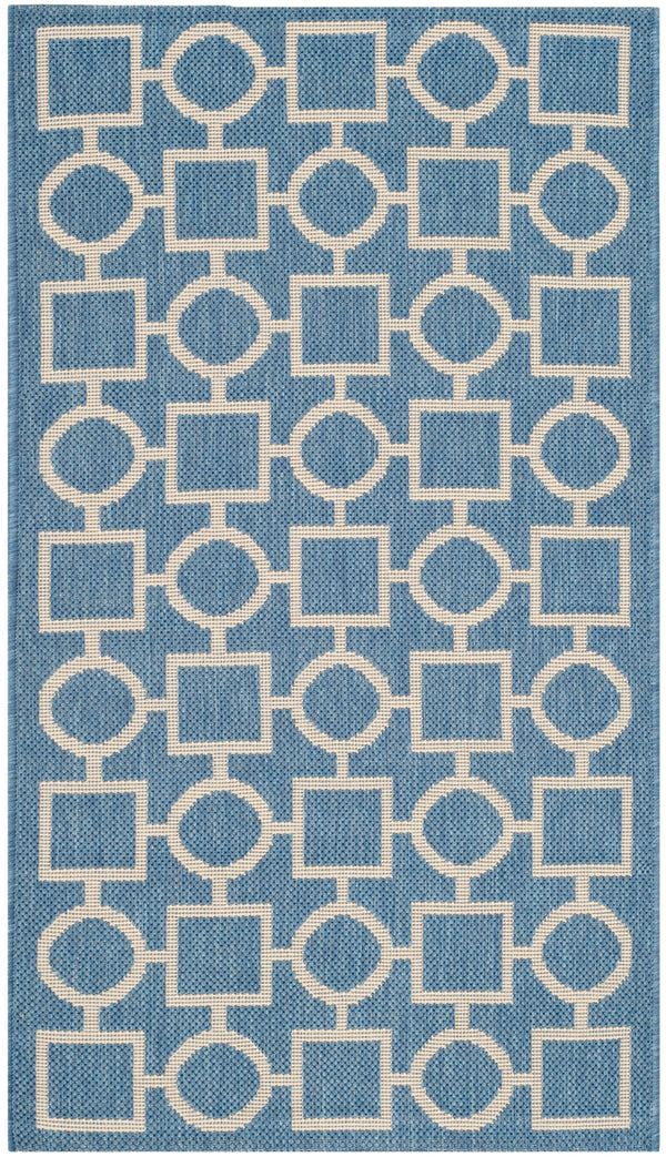 Safavieh Courtyard Power Loomed 85.4% Polypropylene/10.4% Polyester/4.2% Latex Outdoor Rug CY6925-243-4