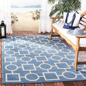 Safavieh Courtyard Power Loomed 85.4% Polypropylene/10.4% Polyester/4.2% Latex Outdoor Rug CY6925-243-4