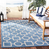 Safavieh Courtyard Power Loomed 85.4% Polypropylene/10.4% Polyester/4.2% Latex Outdoor Rug CY6925-243-4