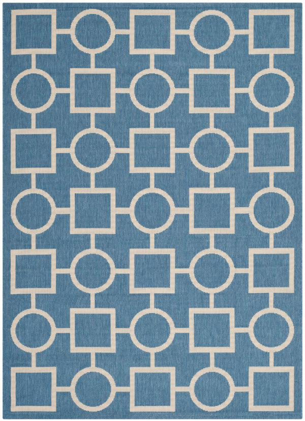 Safavieh Courtyard Power Loomed 85.4% Polypropylene/10.4% Polyester/4.2% Latex Outdoor Rug CY6925-243-4