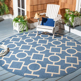 Safavieh Courtyard Power Loomed 85.4% Polypropylene/10.4% Polyester/4.2% Latex Outdoor Rug CY6925-243-4