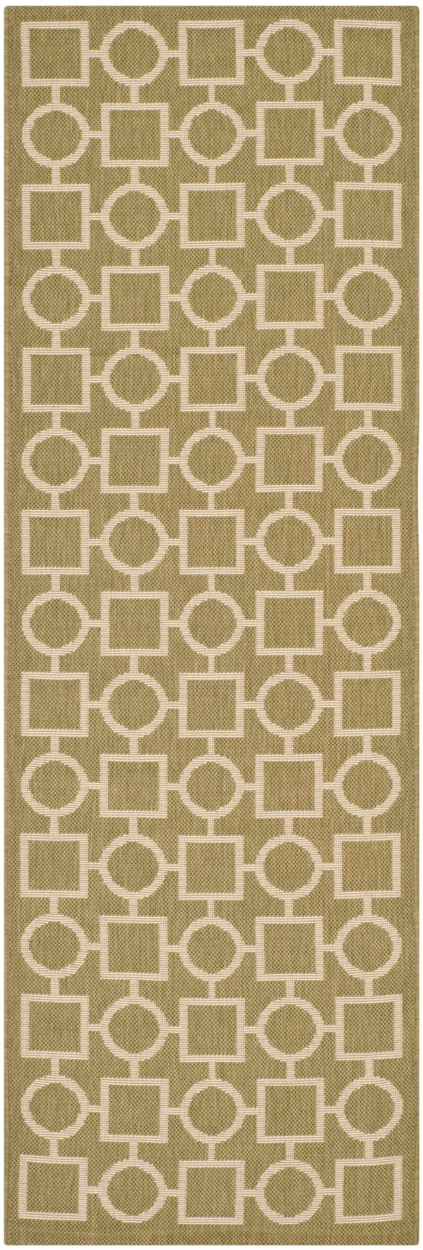 Safavieh Courtyard Power Loomed 85.4% Polypropylene/10.4% Polyester/4.2% Latex Outdoor Rug CY6925-244-4