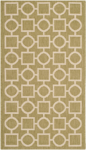 Safavieh Courtyard Power Loomed 85.4% Polypropylene/10.4% Polyester/4.2% Latex Outdoor Rug CY6925-244-4