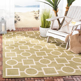 Safavieh Courtyard Power Loomed 85.4% Polypropylene/10.4% Polyester/4.2% Latex Outdoor Rug CY6925-244-4