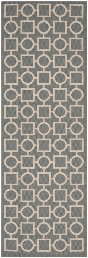 Safavieh Courtyard Power Loomed 85.4% Polypropylene/10.4% Polyester/4.2% Latex Outdoor Rug CY6925-246-27