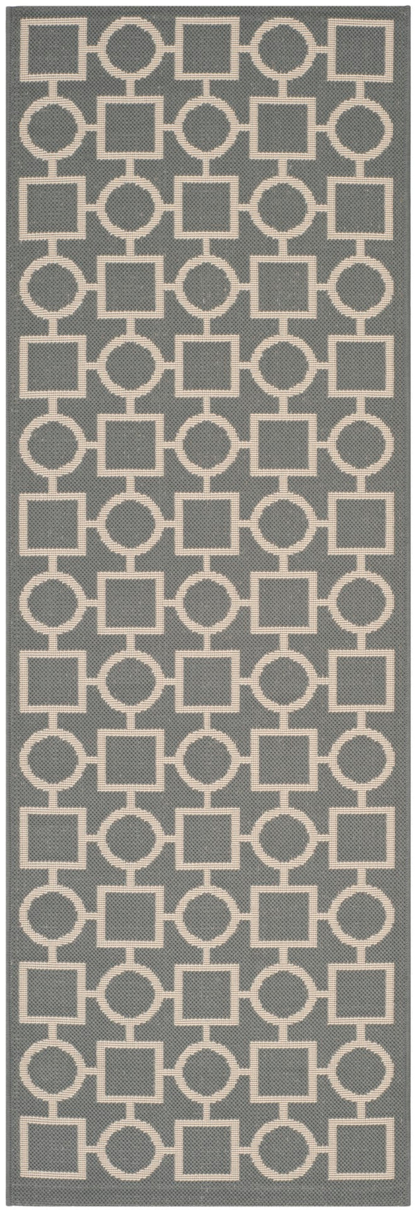 Safavieh Courtyard Power Loomed 85.4% Polypropylene/10.4% Polyester/4.2% Latex Outdoor Rug CY6925-246-27