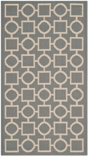 Safavieh Courtyard Power Loomed 85.4% Polypropylene/10.4% Polyester/4.2% Latex Outdoor Rug CY6925-246-210