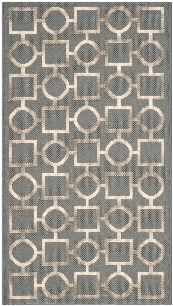 Safavieh Courtyard Power Loomed 85.4% Polypropylene/10.4% Polyester/4.2% Latex Outdoor Rug CY6925-246-210