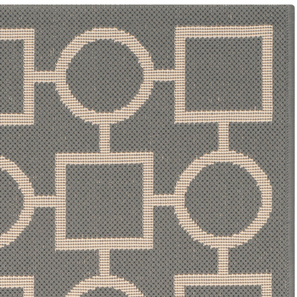 Safavieh Courtyard Power Loomed 85.4% Polypropylene/10.4% Polyester/4.2% Latex Outdoor Rug CY6925-246-3
