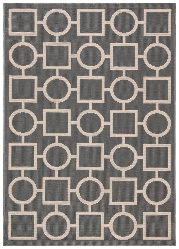 Safavieh Courtyard Power Loomed 85.4% Polypropylene/10.4% Polyester/4.2% Latex Outdoor Rug CY6925-246-4