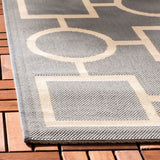 Safavieh Courtyard Power Loomed 85.4% Polypropylene/10.4% Polyester/4.2% Latex Outdoor Rug CY6925-246-210