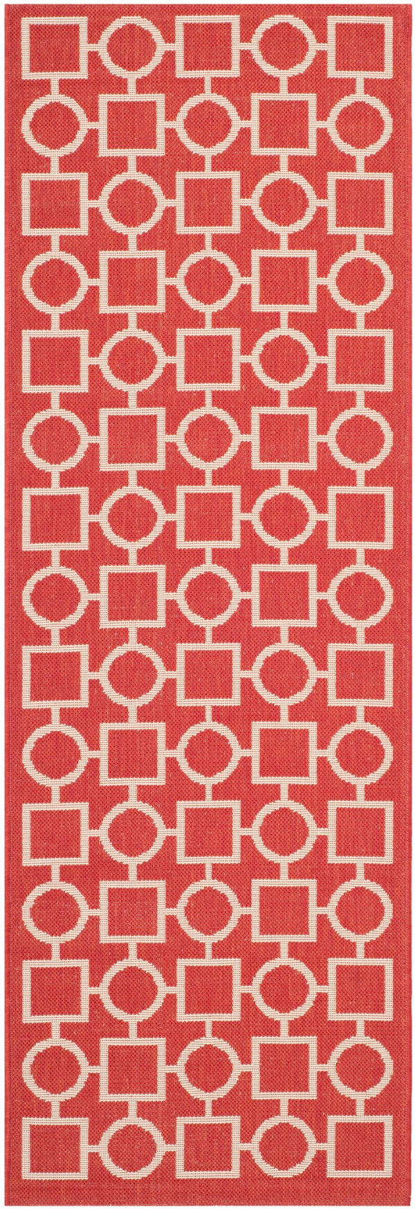 Safavieh Courtyard Power Loomed 85.4% Polypropylene/10.4% Polyester/4.2% Latex Outdoor Rug CY6925-248-4