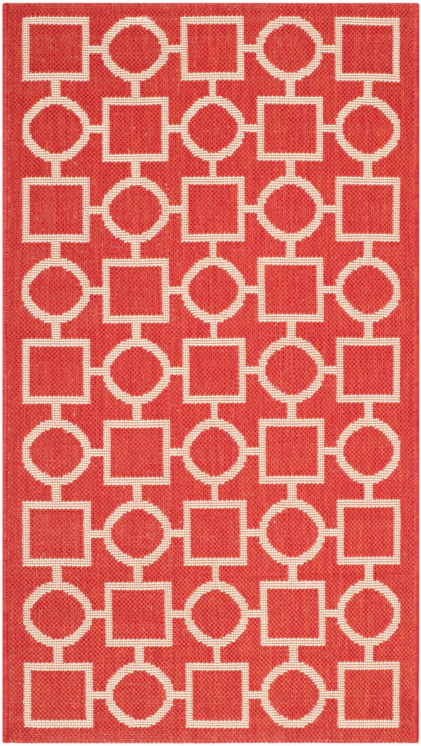 Safavieh Courtyard Power Loomed 85.4% Polypropylene/10.4% Polyester/4.2% Latex Outdoor Rug CY6925-248-4