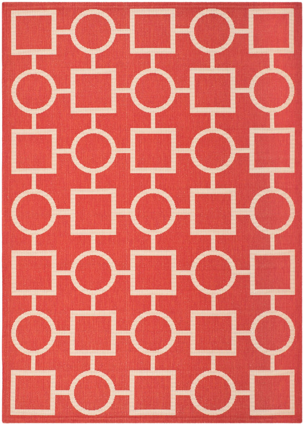 Safavieh Courtyard Power Loomed 85.4% Polypropylene/10.4% Polyester/4.2% Latex Outdoor Rug CY6925-248-4