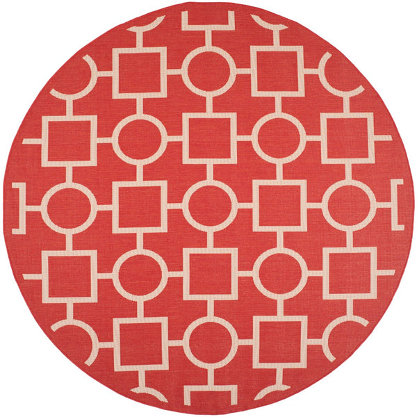 Safavieh Courtyard Power Loomed 85.4% Polypropylene/10.4% Polyester/4.2% Latex Outdoor Rug CY6925-248-4