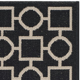 Safavieh Courtyard Power Loomed 85.4% Polypropylene/10.4% Polyester/4.2% Latex Outdoor Rug CY6925-266-4