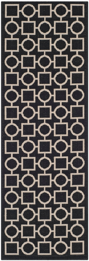 Safavieh Courtyard Power Loomed 85.4% Polypropylene/10.4% Polyester/4.2% Latex Outdoor Rug CY6925-266-4