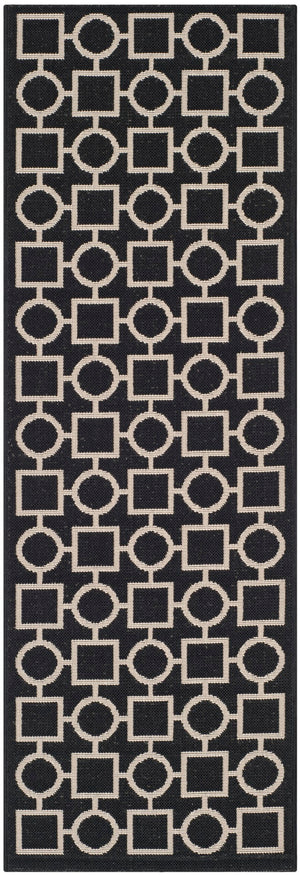 Safavieh Courtyard Power Loomed 85.4% Polypropylene/10.4% Polyester/4.2% Latex Outdoor Rug CY6925-266-4