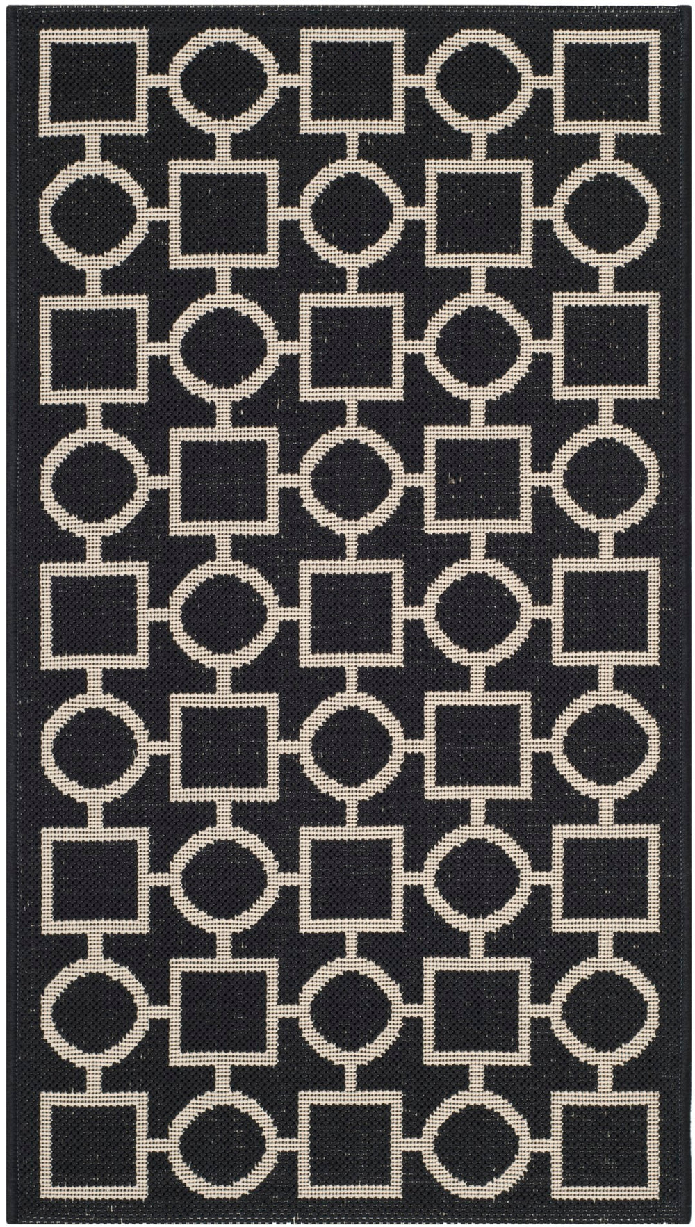 Safavieh Courtyard Power Loomed 85.4% Polypropylene/10.4% Polyester/4.2% Latex Outdoor Rug CY6925-266-4