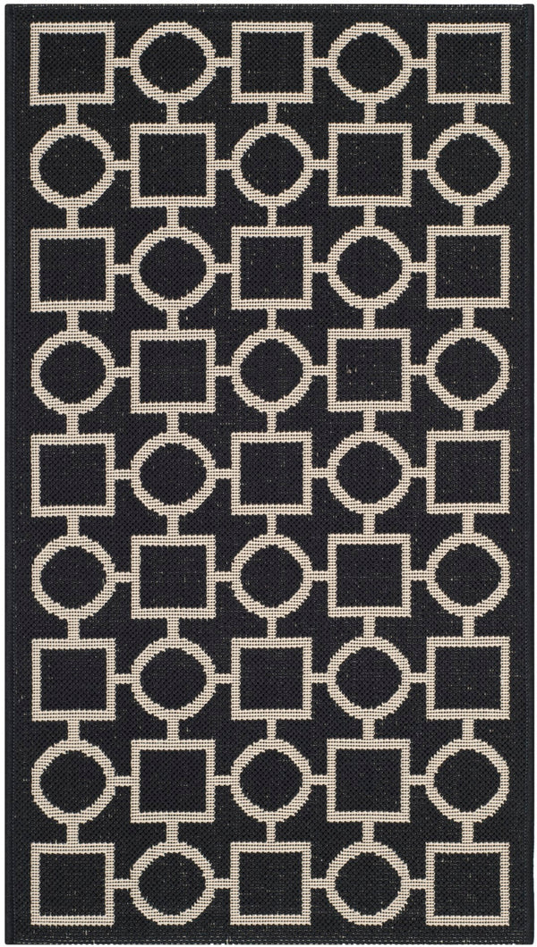 Safavieh Courtyard Power Loomed 85.4% Polypropylene/10.4% Polyester/4.2% Latex Outdoor Rug CY6925-266-4