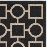 Safavieh Courtyard Power Loomed 85.4% Polypropylene/10.4% Polyester/4.2% Latex Outdoor Rug CY6925-266-4